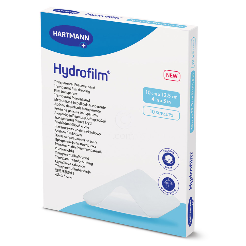 Hydrofilm Hartmann, sterilen poliuretanski film - 10 x 12,5 cm (10 kosov)