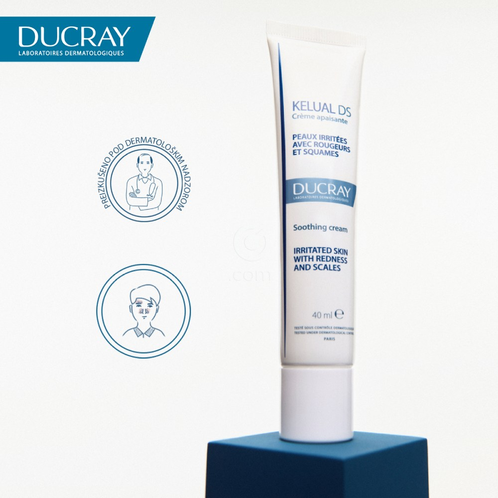 Ducray Kelual DS, pomirjujoča krema (40 ml)