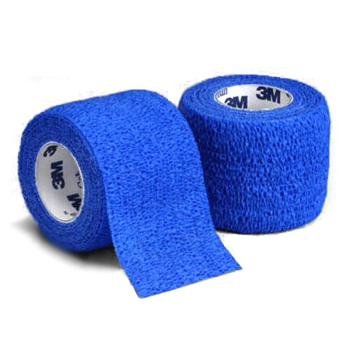 Coban samooprijemljivi elastični povoj 7,5 cm x 4,6 m - moder (1 kos)