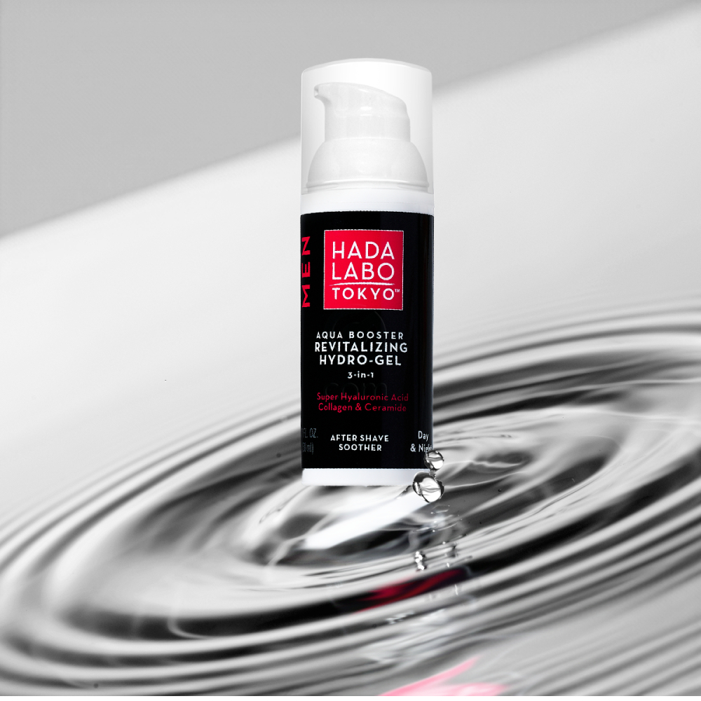 Hada Labo Tokyo Men Aqua Booster, revitalizacijski hidro-gel 3v1 (50 ml)
