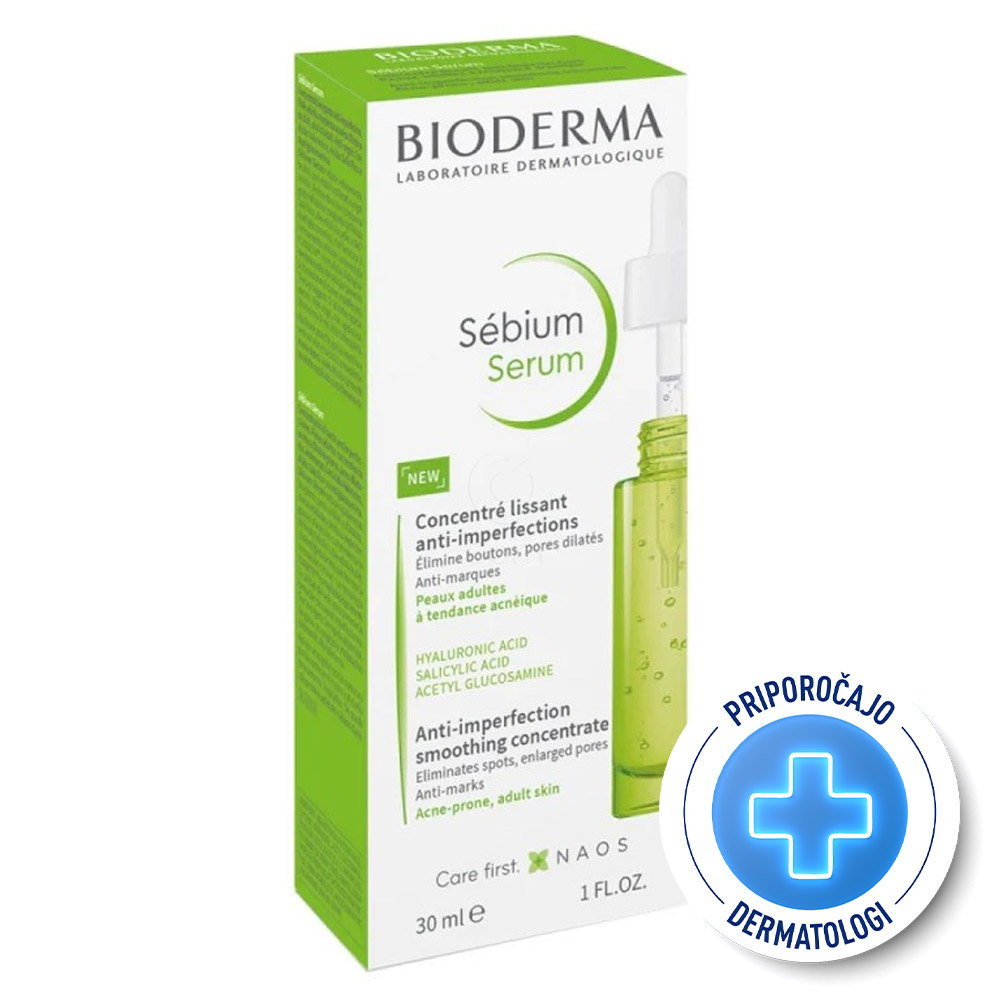 Bioderma Sebium, koncentrat za nego kože nagnjene k aknam + anti-age (30 ml)