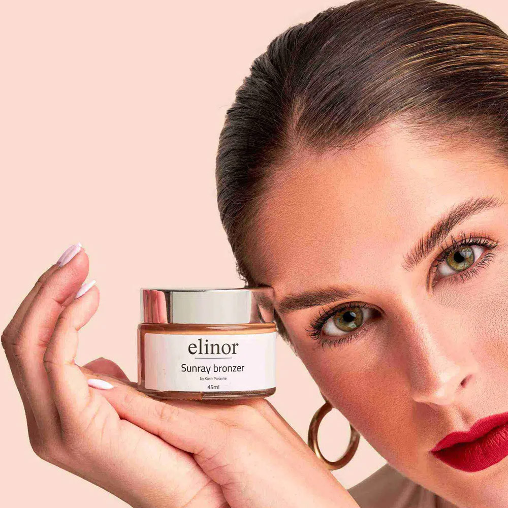 Elinor Sunray Bronzer, krema - Mocha: temen odtenek (45 ml)