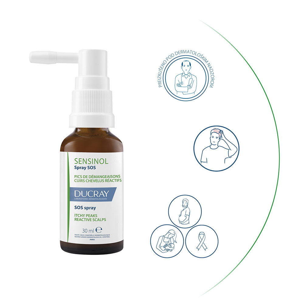 Ducray Sensinol, SOS pršilo (30 ml)