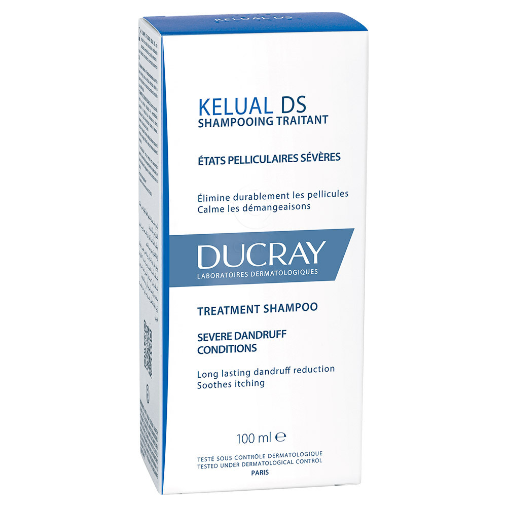 Ducray Kelual DS, tretma šampon - paket (2 x 100 ml)