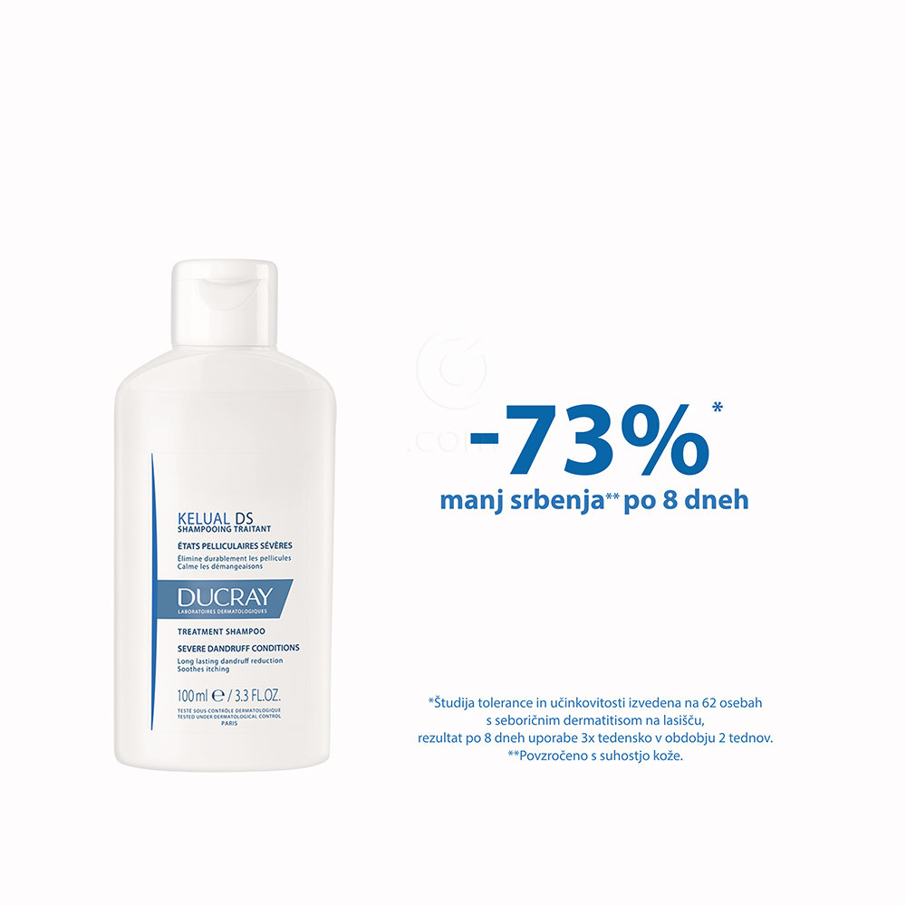 Ducray Kelual DS, tretma šampon - paket (2 x 100 ml)