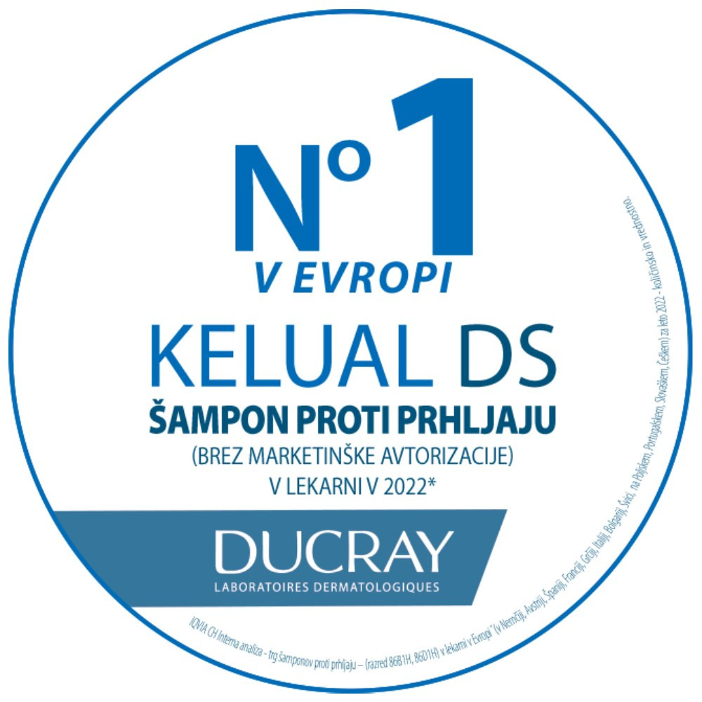 Ducray Kelual DS, tretma šampon - paket (2 x 100 ml)