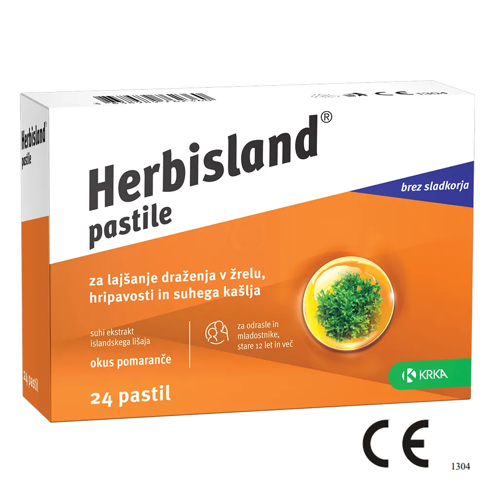 Herbisland Krka, pastile (24 pastil)