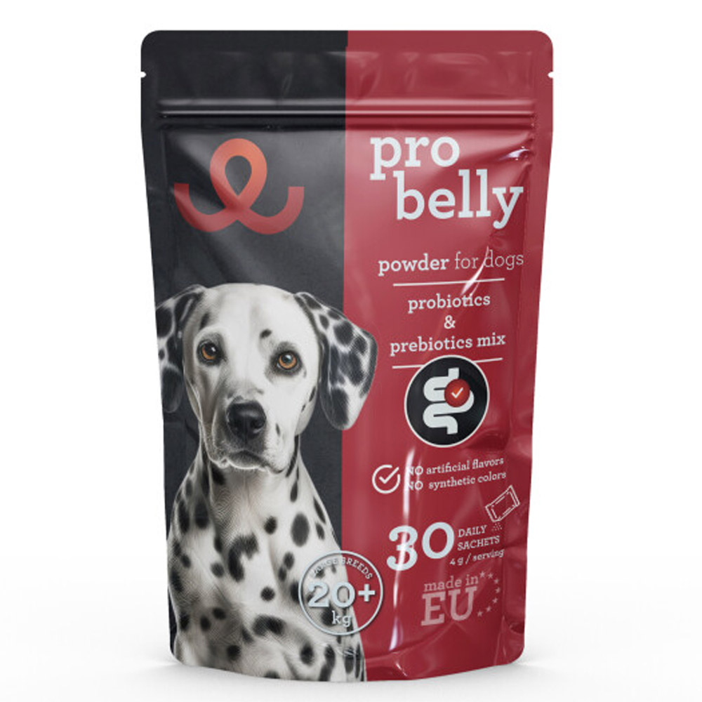 Fidofortis Pro Belly, dopolnilna krmna mešanica za pse, težke nad 20 kg (120 g)