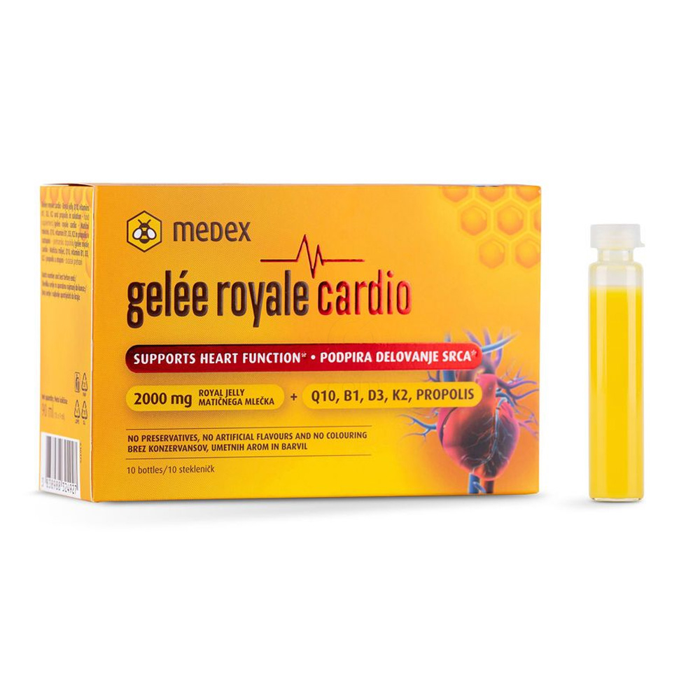 Gelee Royale Cardio Medex, raztopina stekleničke (3 x (10 x 9 ml))