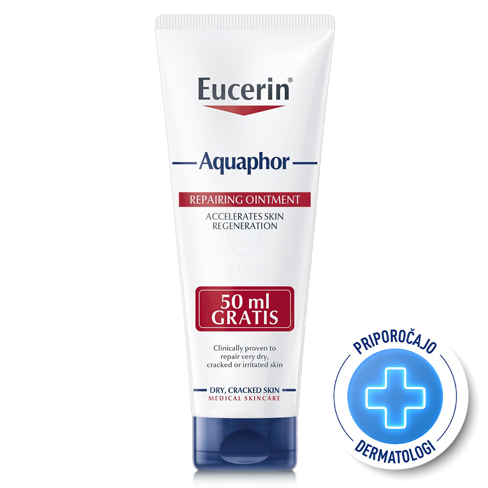 Eucerin Aquaphor, mazilo za suho in razpokano kožo - posebna ponudba (220 ml)