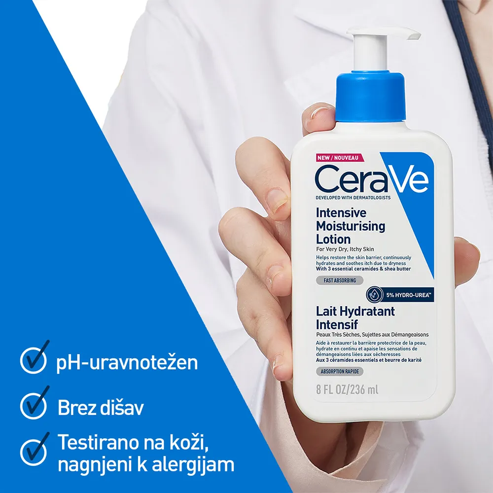 CeraVe 5% Hydro-Urea, intenzivni vlažilni losjon (473 ml)