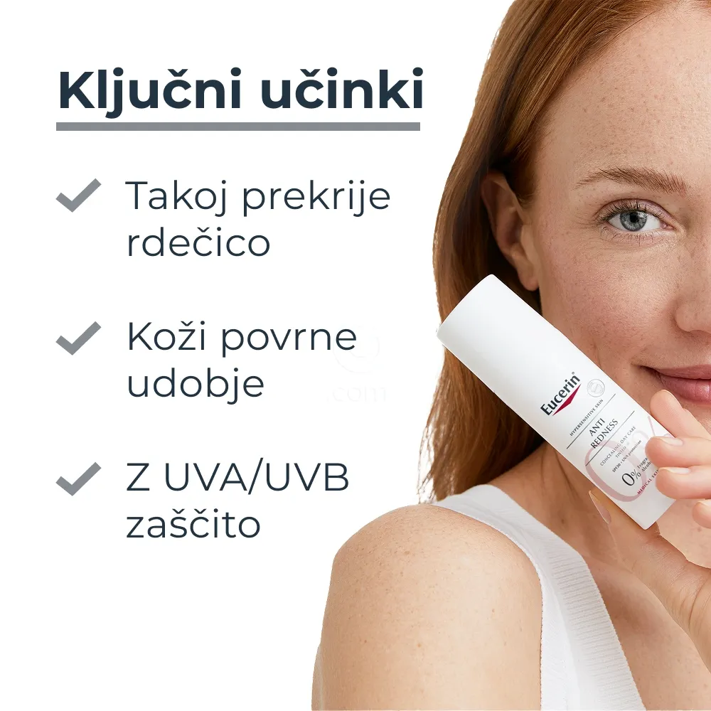 Eucerin, prekrivna krema proti rdečici ZF-30 (50 ml)