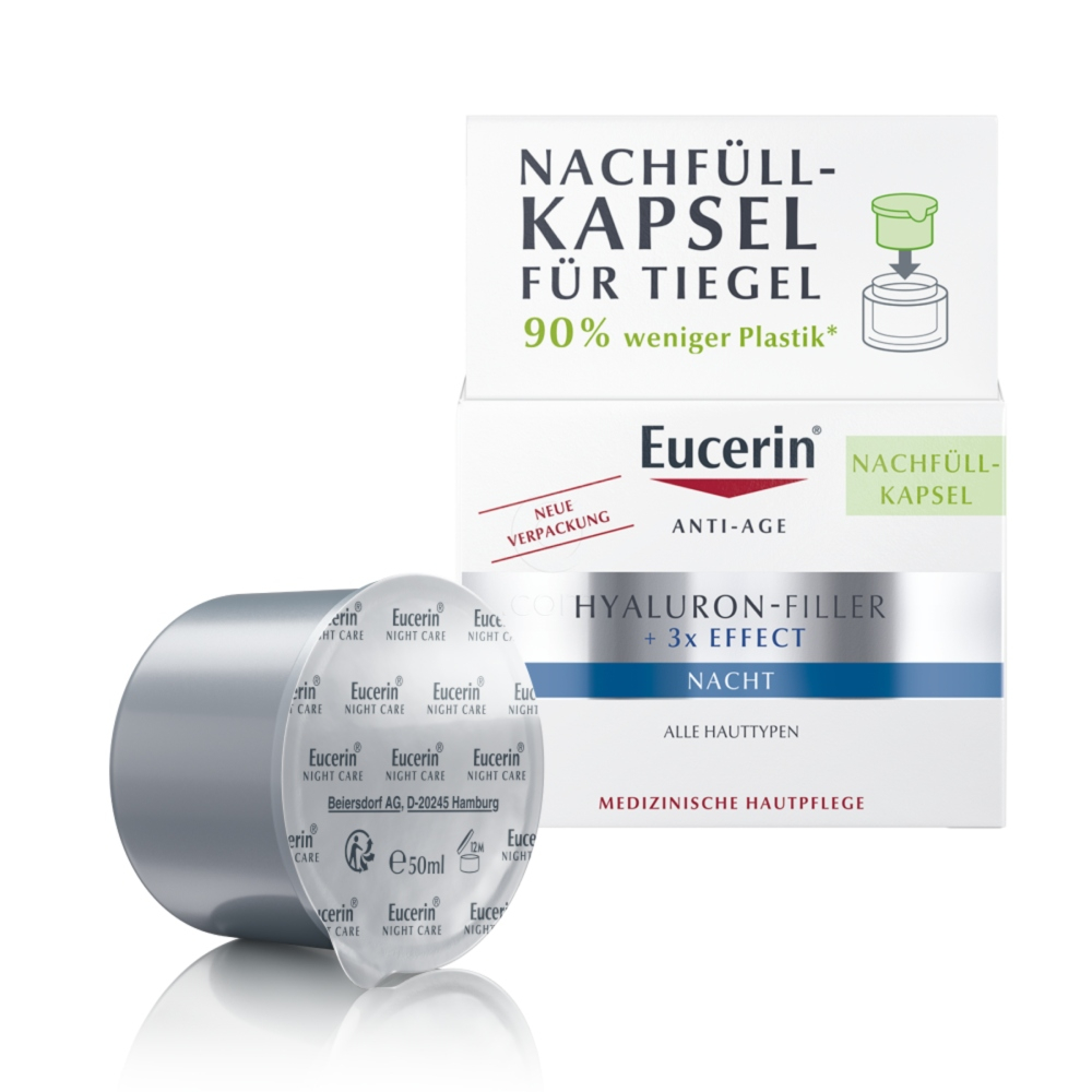 Eucerin Hyaluron-Filler, refill nočna krema (50 ml)