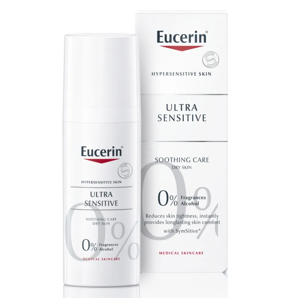 Eucerin Ultra Sensitive, krema za suho kožo (50 ml)