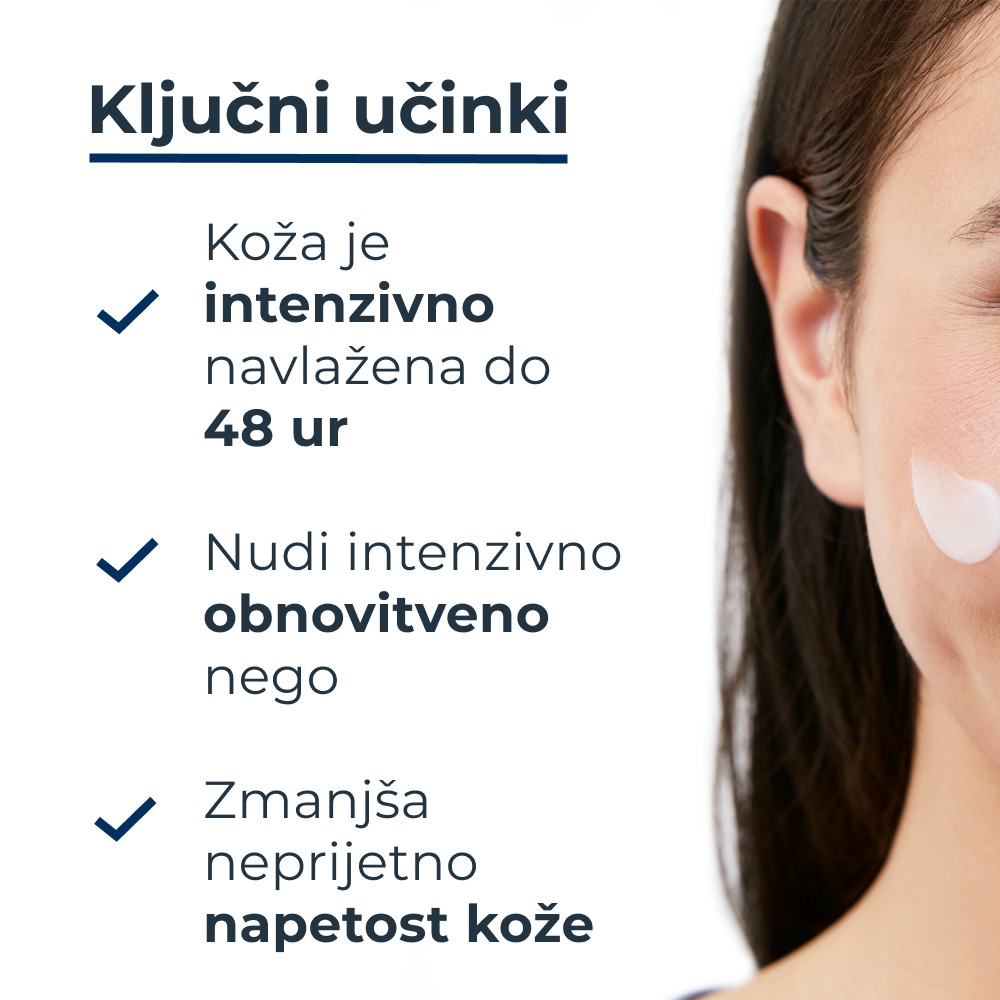 Eucerin UreaRepair 5%, bogata nočna krema za obraz za zelo suho kožo (50 ml)