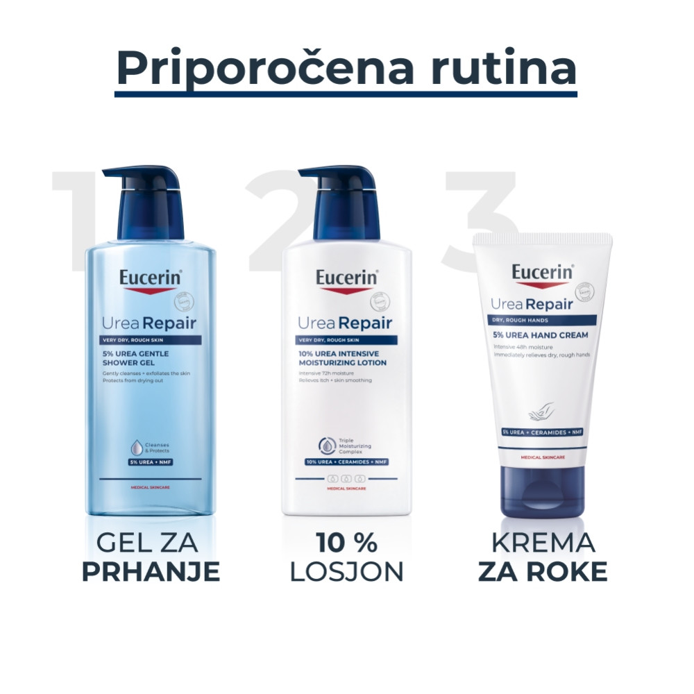 Eucerin UreaRepair plus 5%, krema za roke (75 ml)