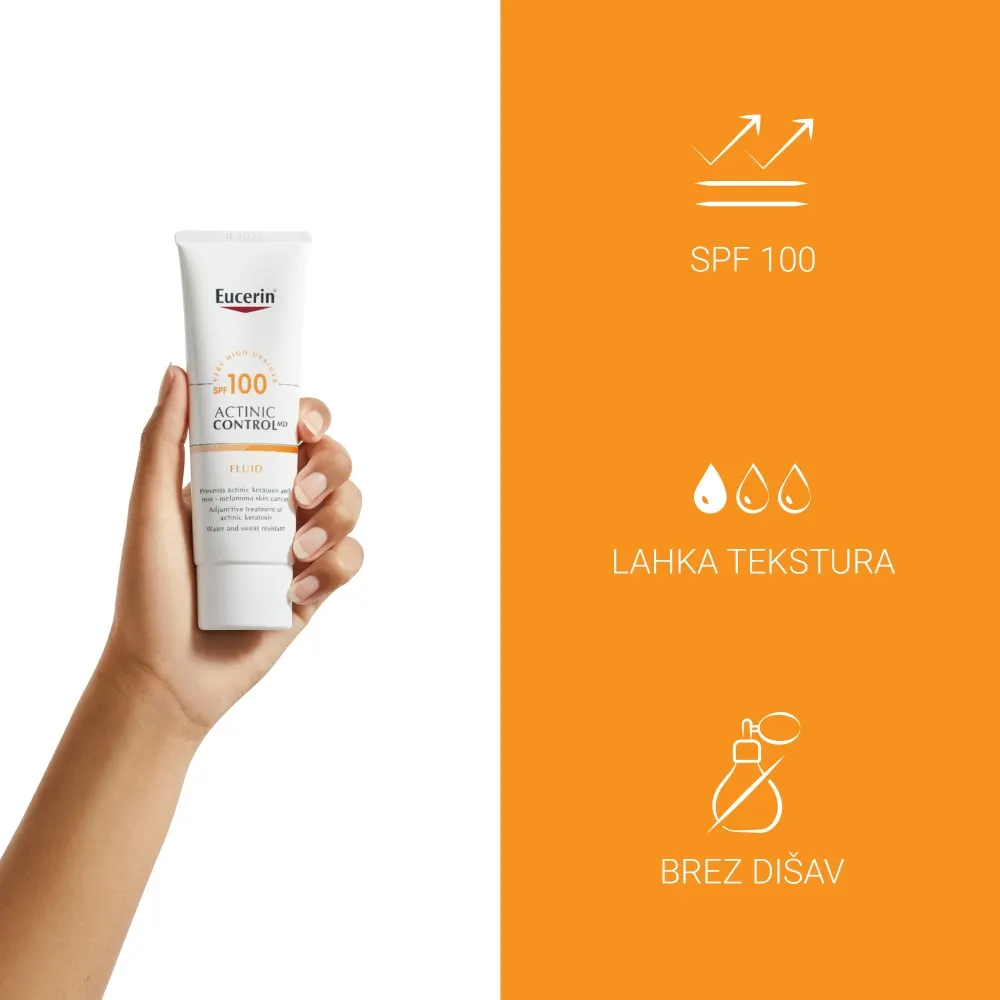 Eucerin Sun Actinic Control MD, kremni fluid - ZF100 (80 ml)
