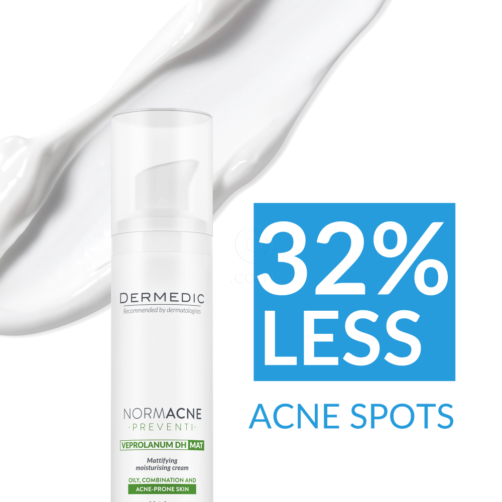 Dermedic Normacne, matirajoča vlažilna krema za nego nepravilnosti (40 ml)
