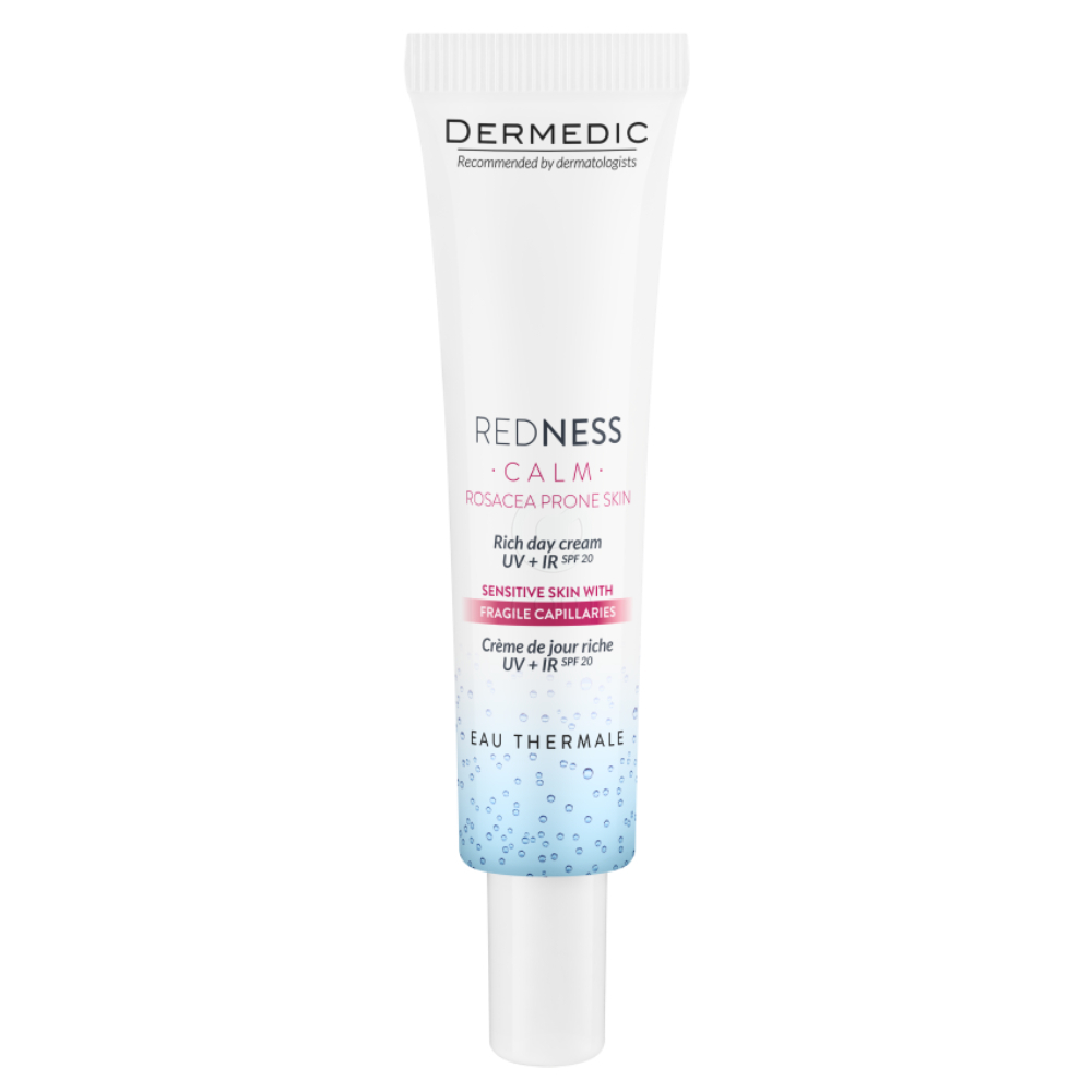 Dermedic Redness, korekcijska dnevna krema UV+IR - ZF20 (40 ml)