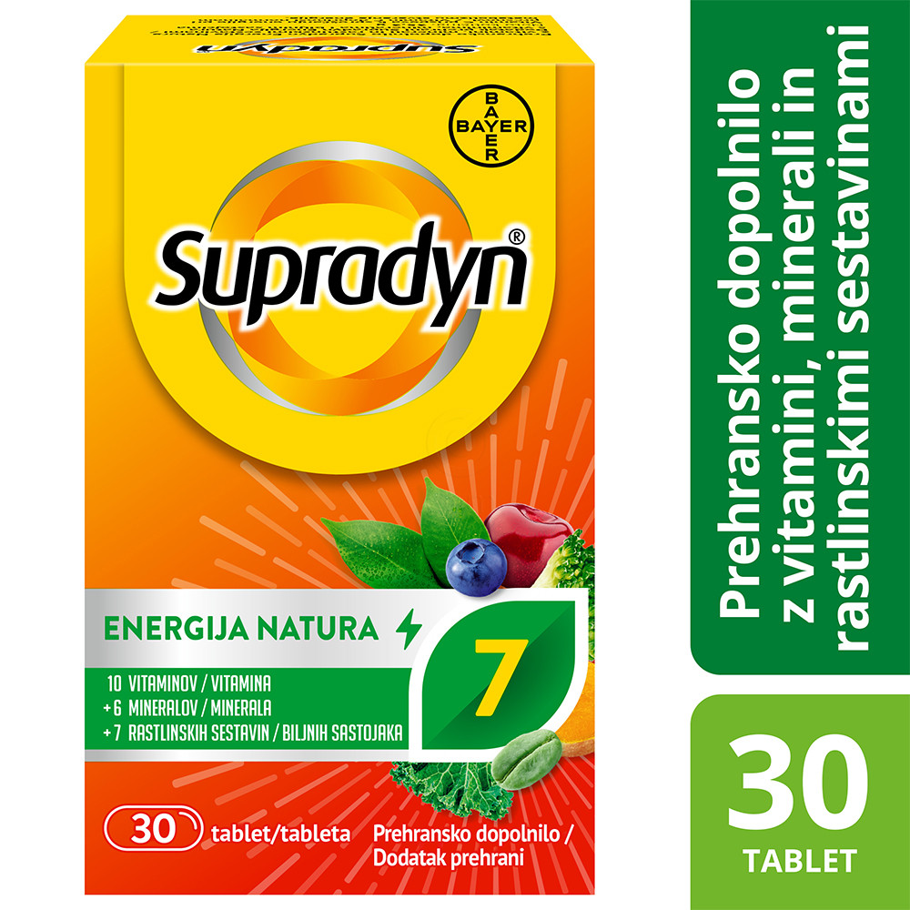 Supradyn Energija Natura, tablete (30 tablet)