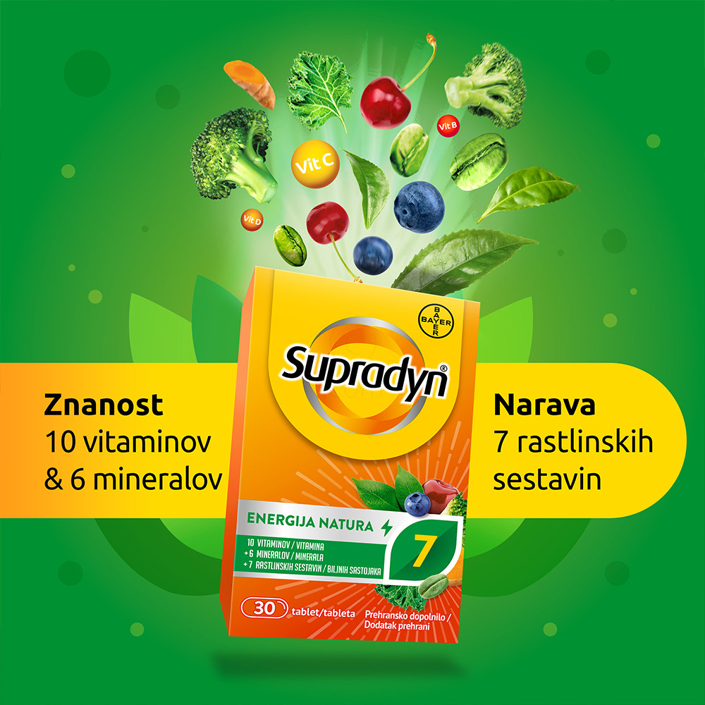 Supradyn Energija Natura, tablete (30 tablet)