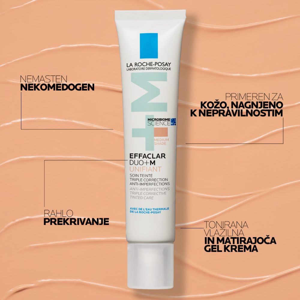 LRP Effaclar Duo+M, korektivna nega za obraz v odtenku Medium (40 ml)