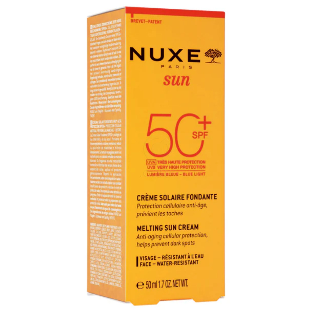Nuxe Sun, krema za obraz za zaščito pred soncem - ZF 50+ (50 ml)