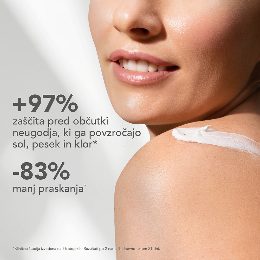 A-Derma Exomega Control, emolientna krema za zaščito pred soncem - ZF50+ (150 ml)