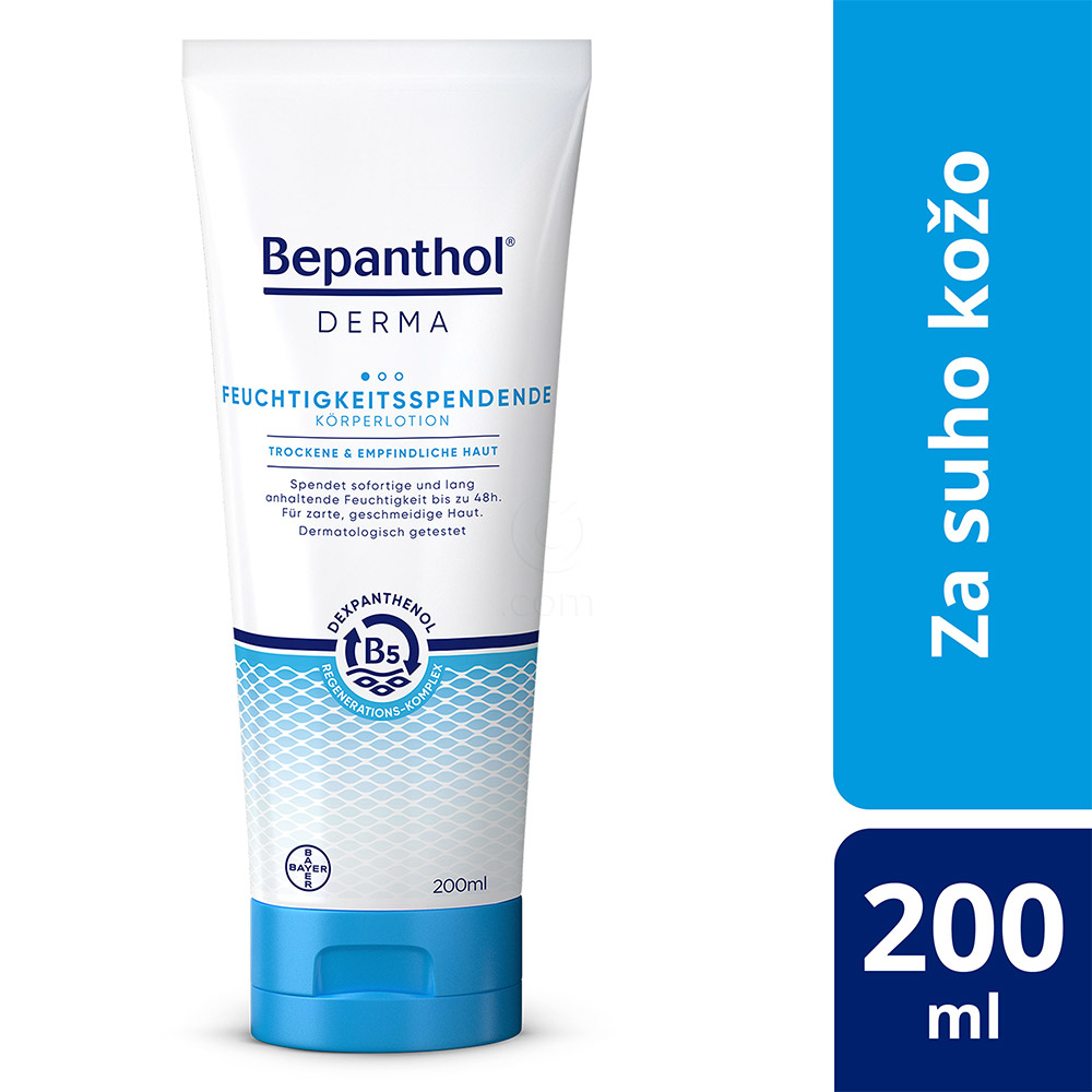 Bepanthol Derma, vlažilni losjon za telo (200 ml)