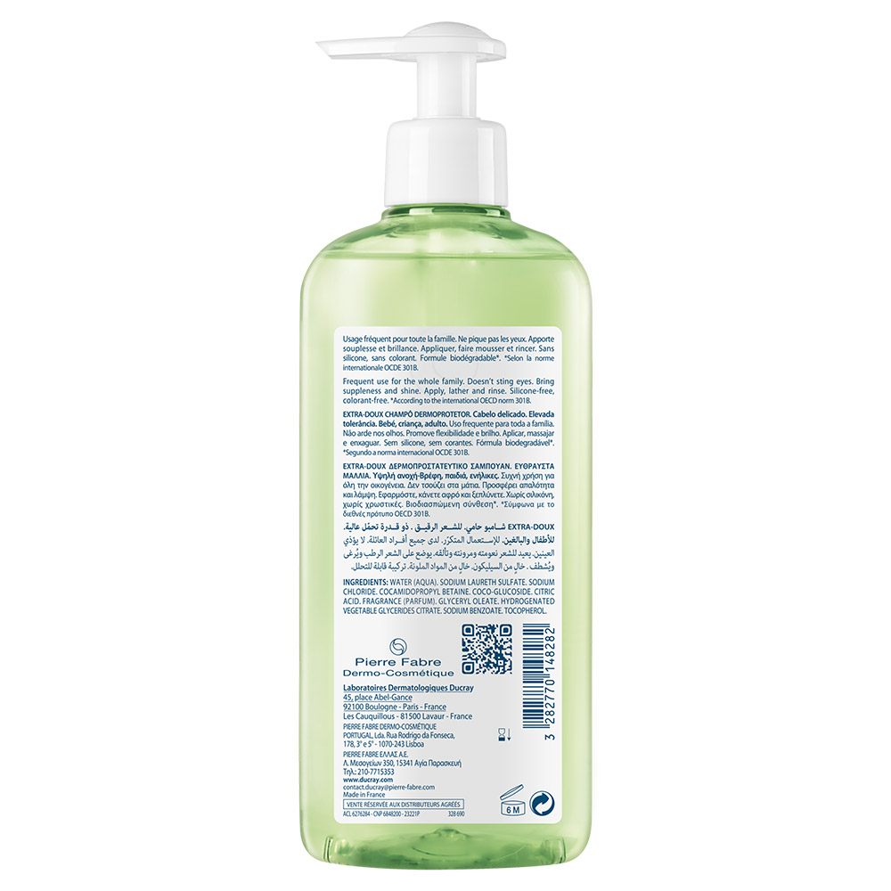 Ducray Extra Doux, šampon (2 x 400 ml)