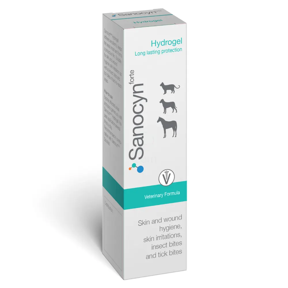 Sanocyn forte, vodni gel za rane za živali (75 ml)