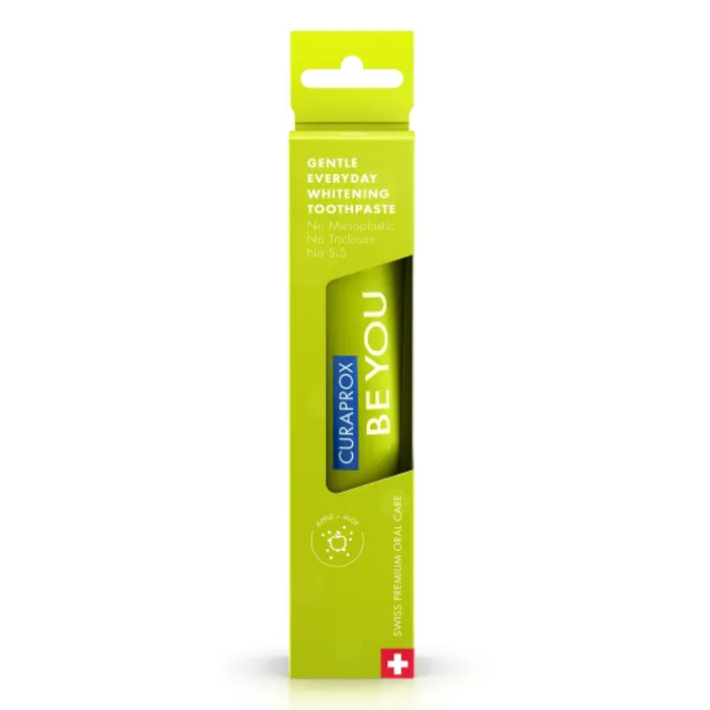 Curaprox [BE YOU.] Explorer, jabolko in aloe vera - belilna zobna pasta (60 ml)