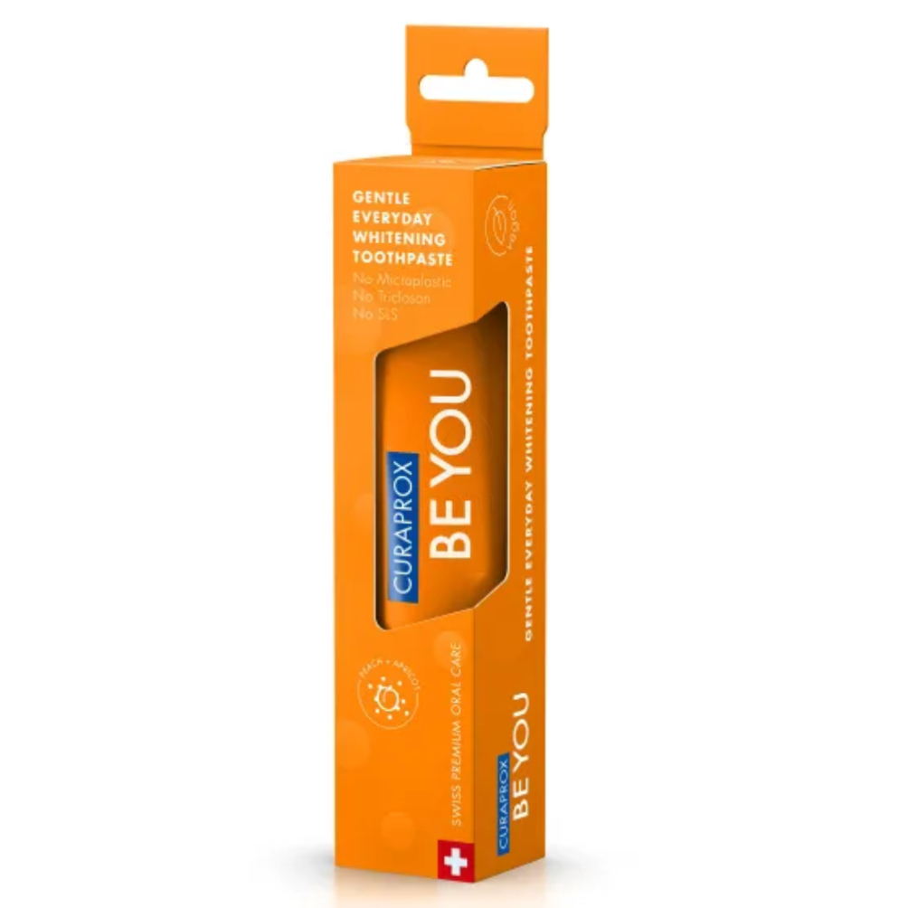 Curaprox [BE YOU.] Pure hapiness, breskev in marelica - belilna zobna pasta (60 ml)