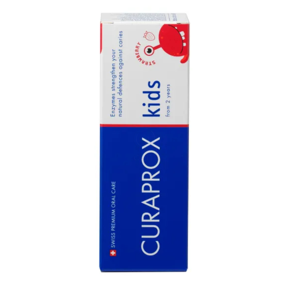 Curaprox kids, otroška zobna pasta z okusom jagode - 950 ppm F (60 ml)