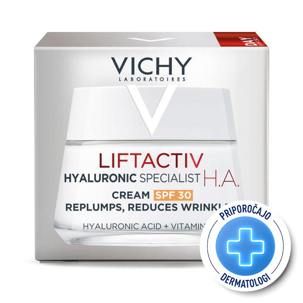Vichy Liftactiv Hyaluronic Specialist H.A., intenzivna nega proti gubam in za učvrstitev kože - ZF30 (50 ml)