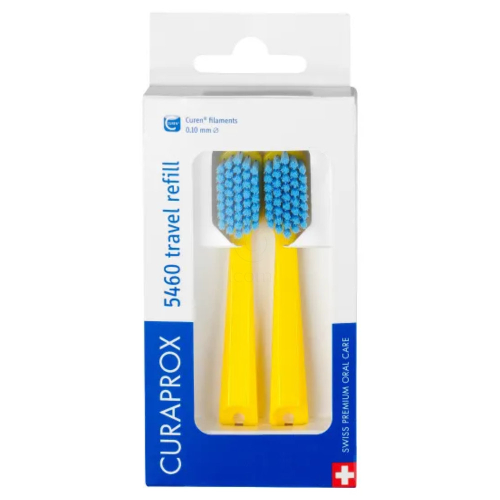 Curaprox CS5460, refill za potovalni set - (2 nadomestni glavi)