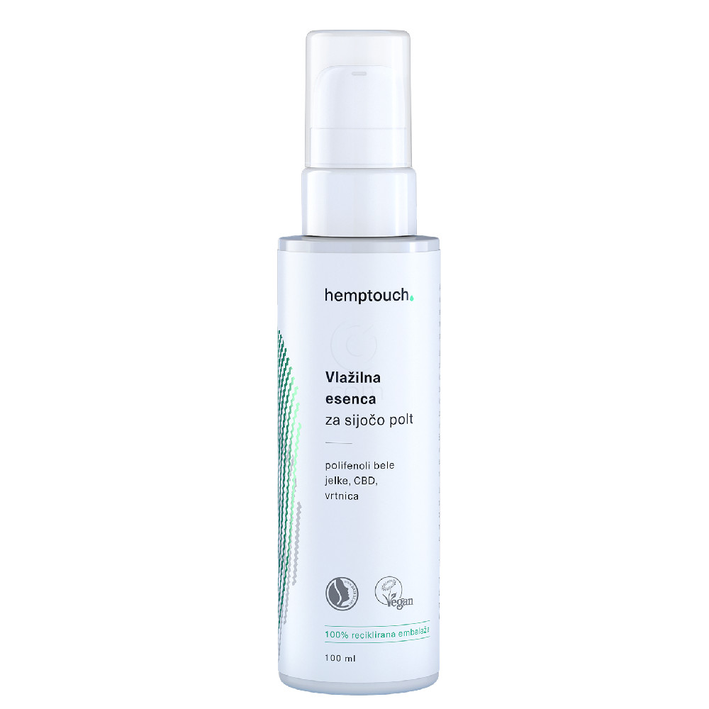 Hemptouch, vlažilna esenca za sijočo polt (100 ml)