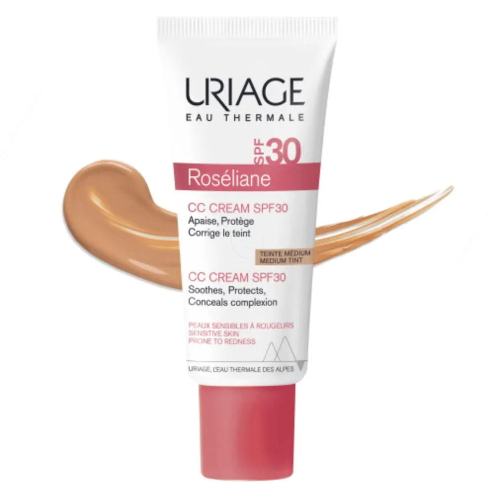 Uriage Roséliane CC, krema ZF 30 - odtenek medium (40 ml)
