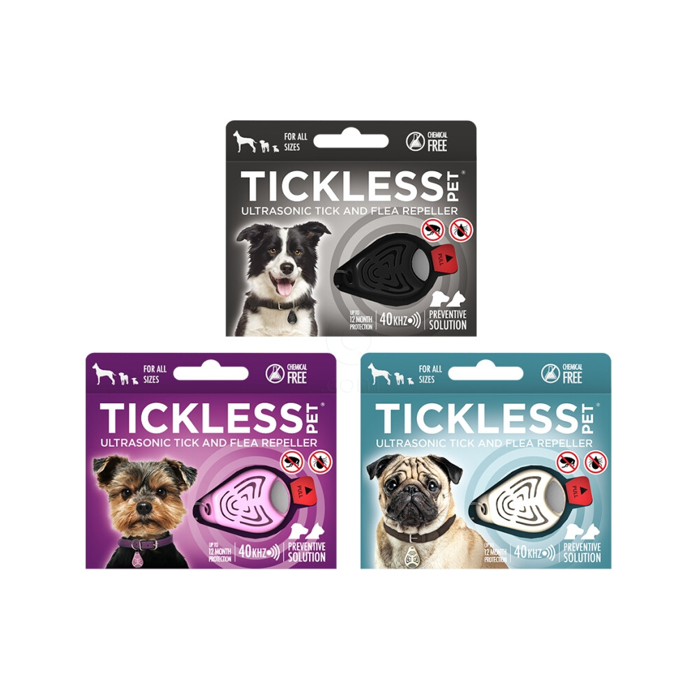 Tickless Pet, ultrazvočni odganjalec klopov in bolh za mačke in pse (roza)