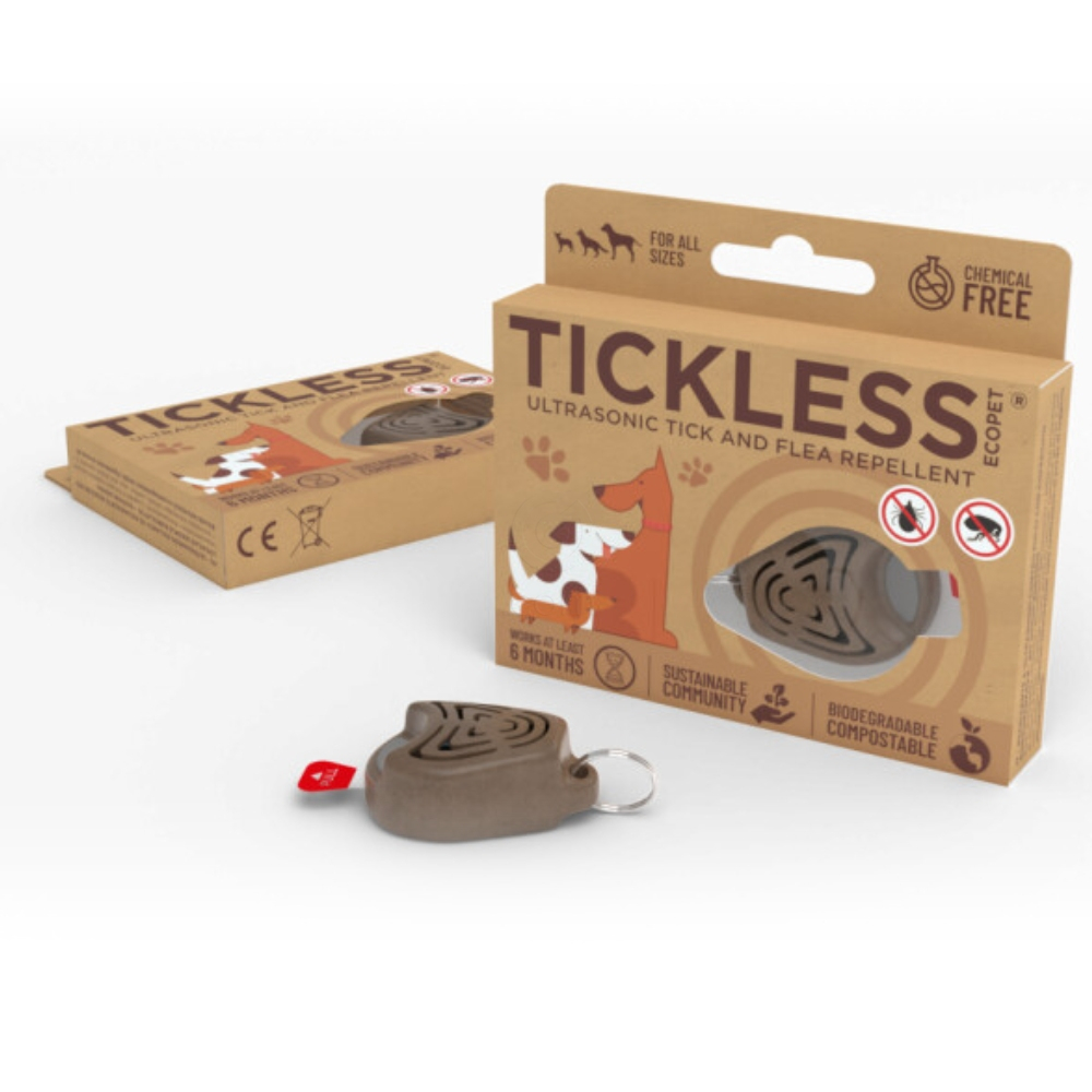 Tickless Pet, ultrazvočni odganjalec klopov in bolh za mačke in pse - ECO (1 naprava)