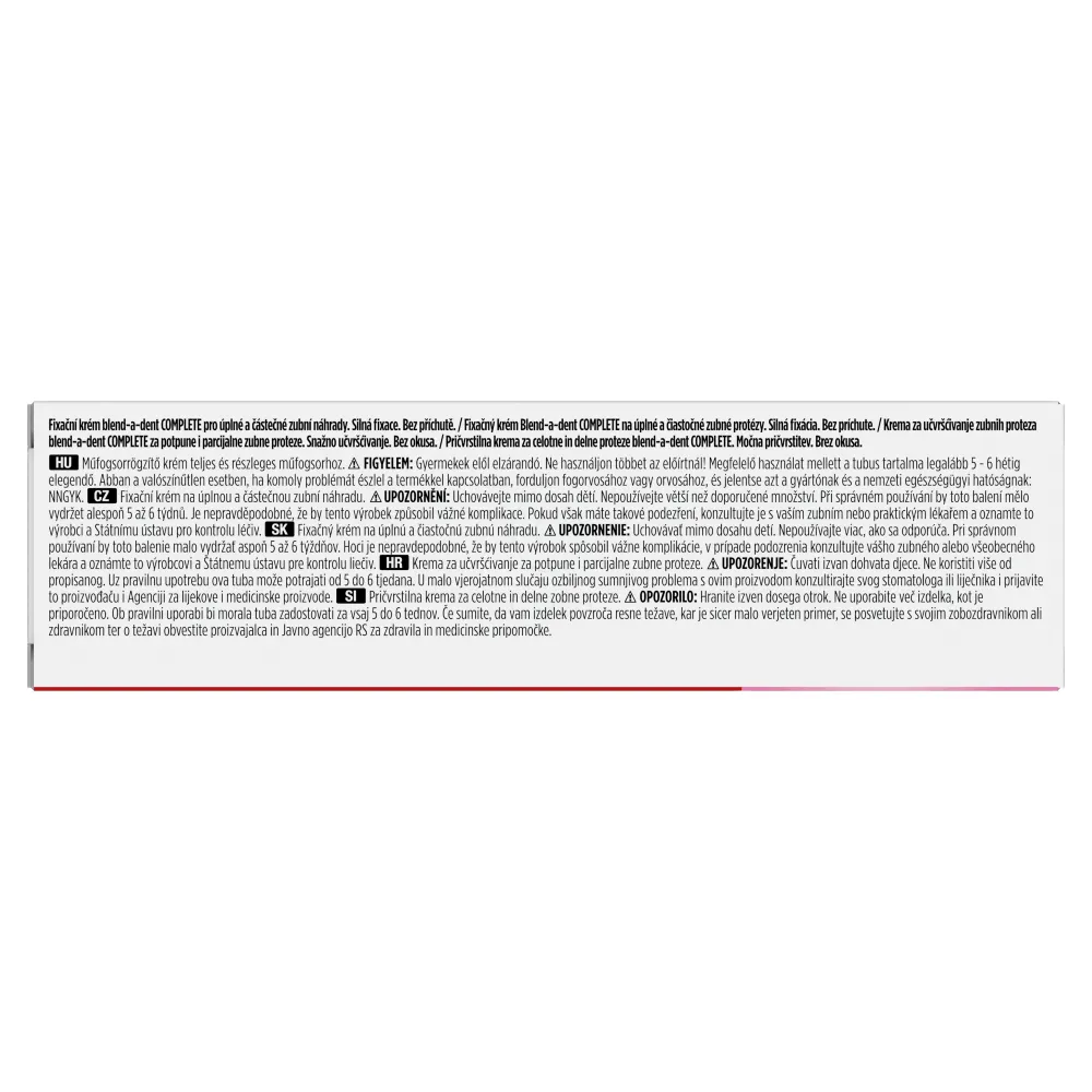 Blend-a-dent, pričvrstilna krema za zobne proteze - nevtral (47 ml)