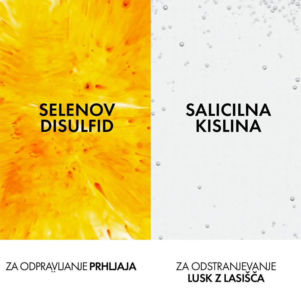 Vichy Dercos, šampon proti prhljaju za suhe lase - eko refill (390 ml)
