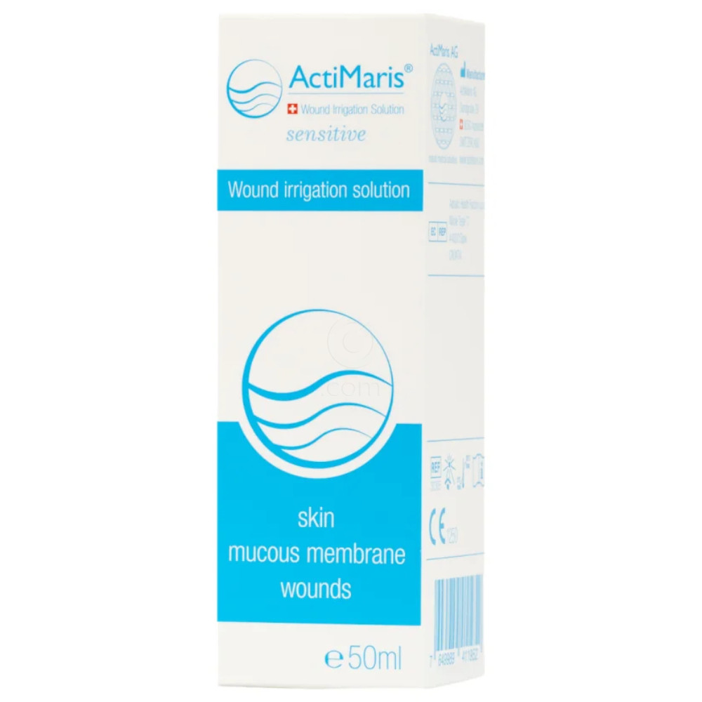 ActiMaris Sensitiv, raztopina za izpiranje ran (50 ml)