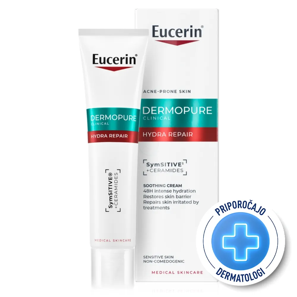 Eucerin DermoPure Clinical, Hydra Repair intenzivna vlažilna krema (40 ml)