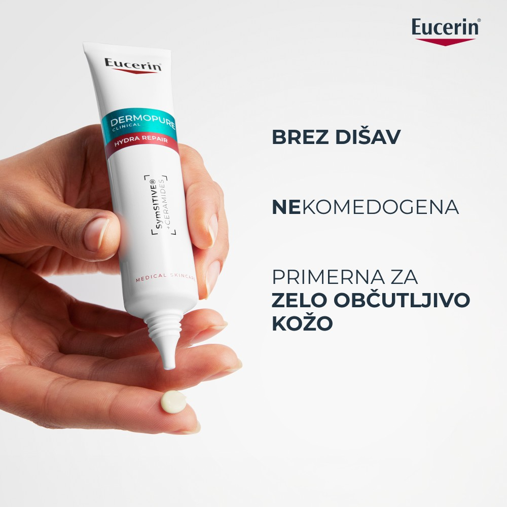 Eucerin DermoPure Clinical, Hydra Repair intenzivna vlažilna krema (40 ml)