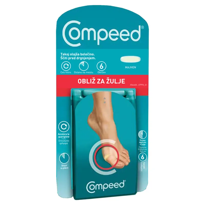 Compeed, obliži za žulje - mali (6 obližev)