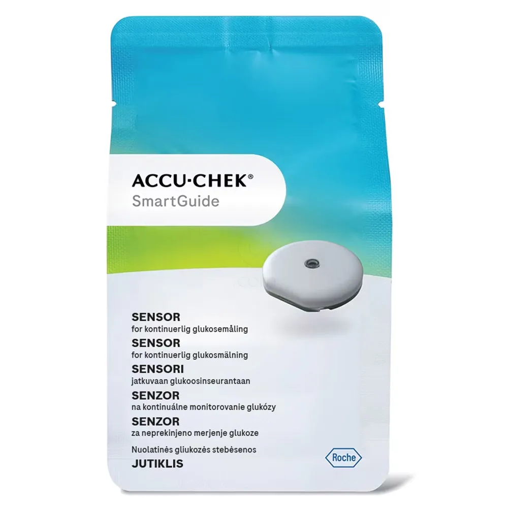 Accu-Chek Smartguide, senzor za neprekinjeno merjenje glukoze (1 komplet)