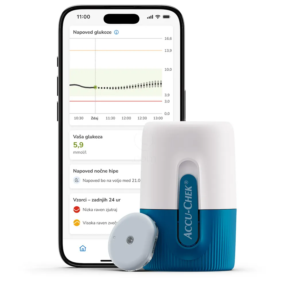 Accu-Chek Smartguide, senzor za neprekinjeno merjenje glukoze (1 komplet)