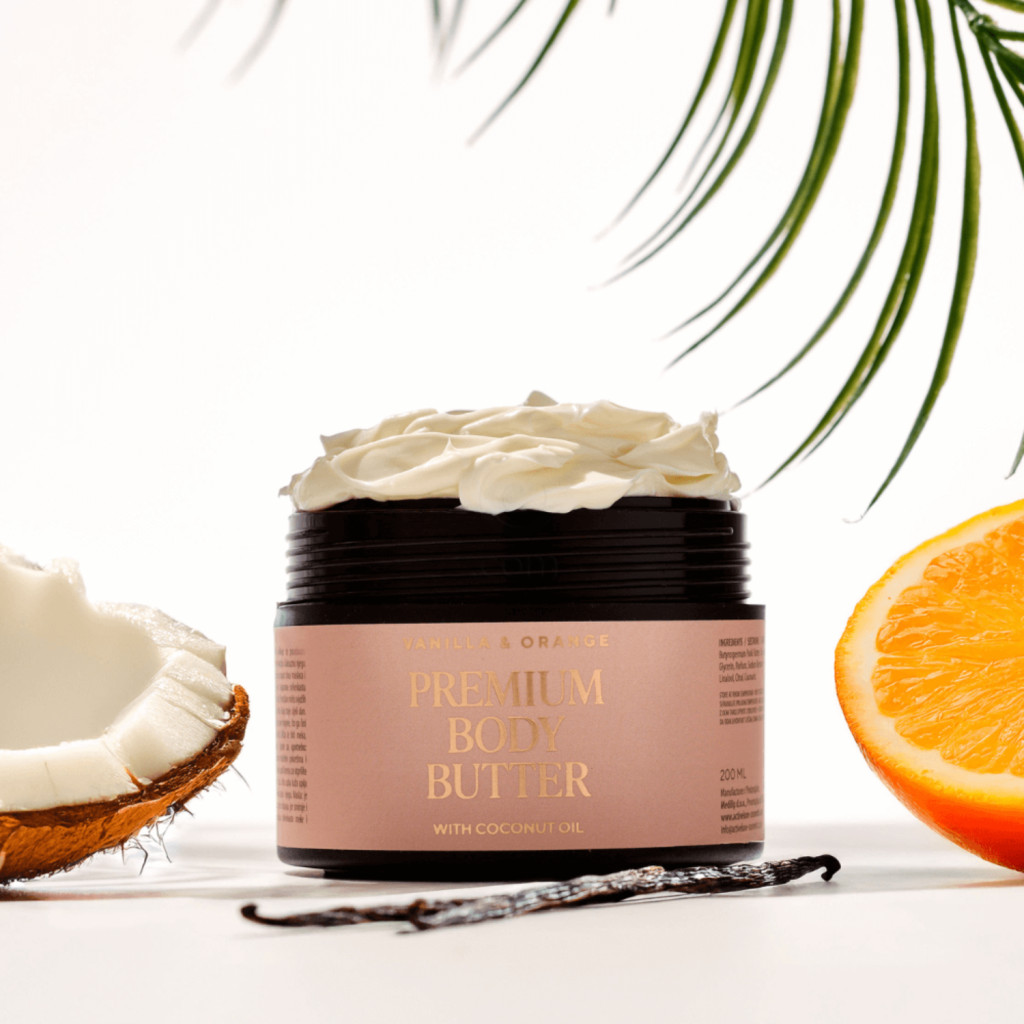 Active Luxe Premium, maslo za telo - pomaranča in vanilija (200 ml)