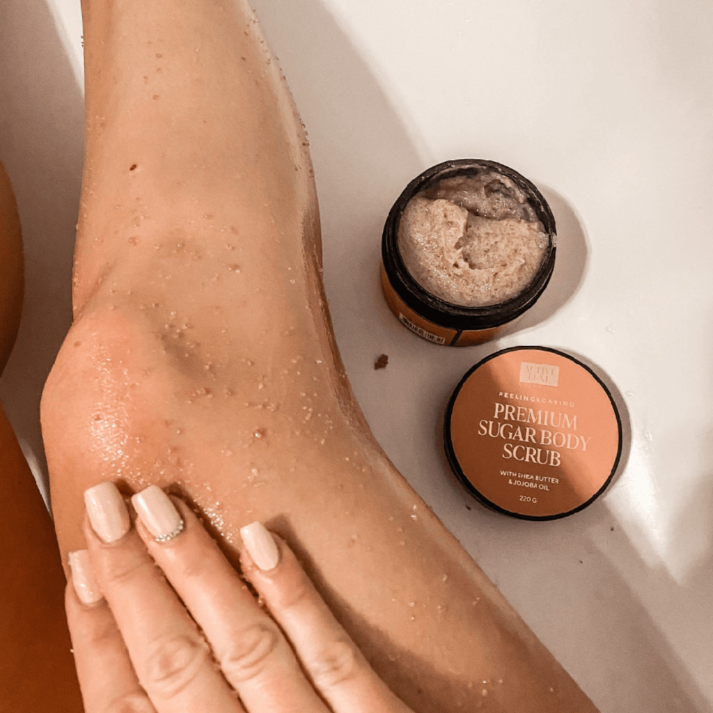 Active Luxe Premium, sladkorni piling za telo - čokolada in pomaranča (200 g)